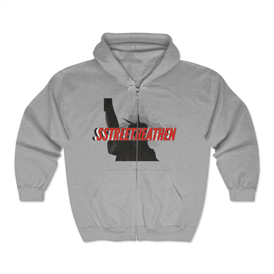 Liberty street zip up hoodie