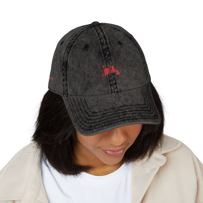 Vintage Embroidered Baseball Cap — Rustic 'Born To Win' Design